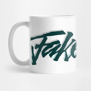 Typography Fakeside Mug